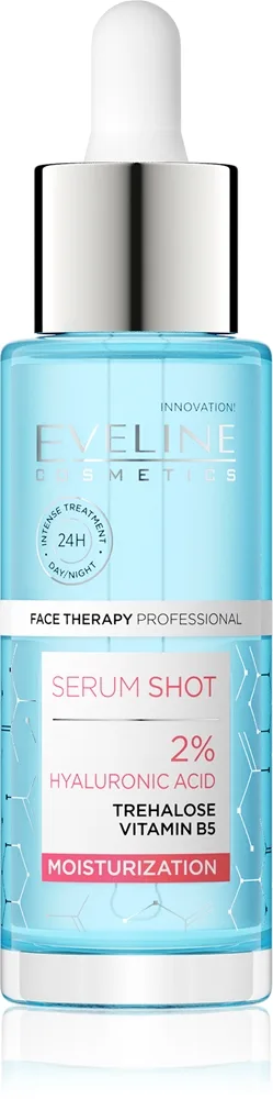 Eveline Cosmetics Serum Shot 2% Hyaluronic Acid kosteuttava ja ravitseva seerumi 30 ml