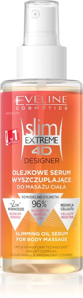 Eveline Cosmetics Slim Extreme 4D Designer hoikentava seerumi 150 ml