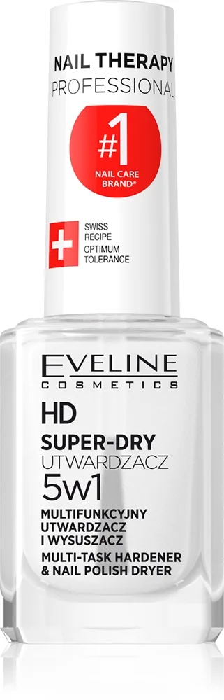 Eveline Cosmetics SUPER-DRY nopeasti kuivuva kynsilakka kiinteyttävä vaikutus 12 ml