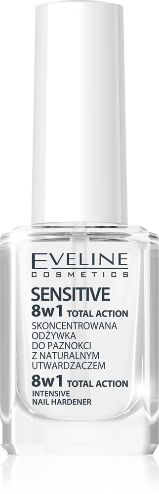 Eveline Cosmetics Total Action kiinteyttävä kynsilakka 8in1 12 ml