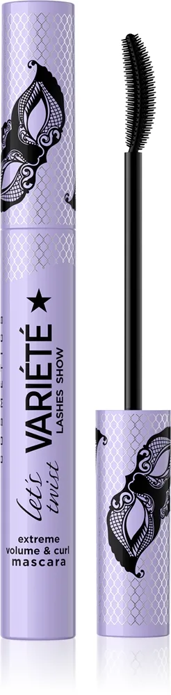 Eveline Cosmetics Variété Let's Twist Volume og curling mascara 10 ml