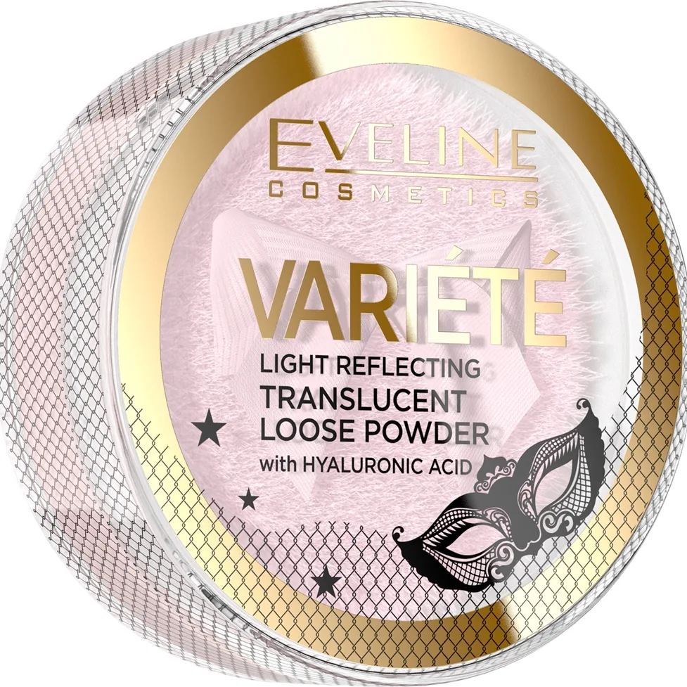 Eveline Cosmetics Variété Gennemsigtigt, løst pudder med applikator 6 g