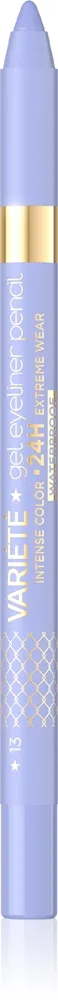 Eveline Cosmetics Variété Vandfast gel eyeliner Skygge 13 Blue Sky 1 stk.