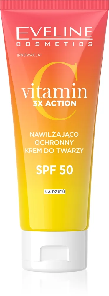 Eveline Cosmetics Vitamin C 3x Action Återfuktande dagkräm SPF 50 30 ml