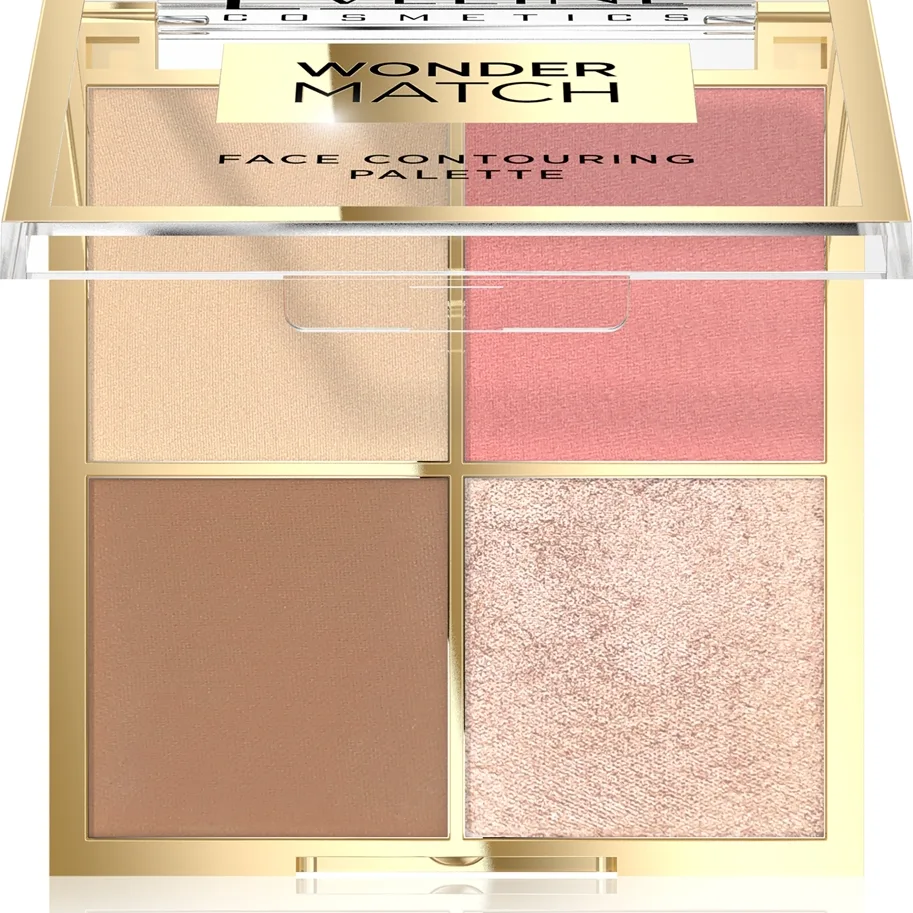 Eveline Cosmetics Wonder Match Multifunktionel ansigtspalette 4-i-1 Skygge 02 10,8 g