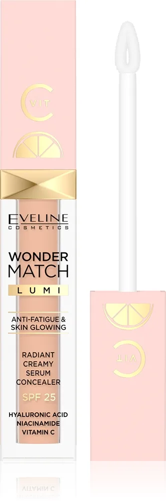 Eveline Cosmetics Wonder Match Lumi kirkastava peitevoide SPF 25 sävy 10 Vanilla 6,8 ml