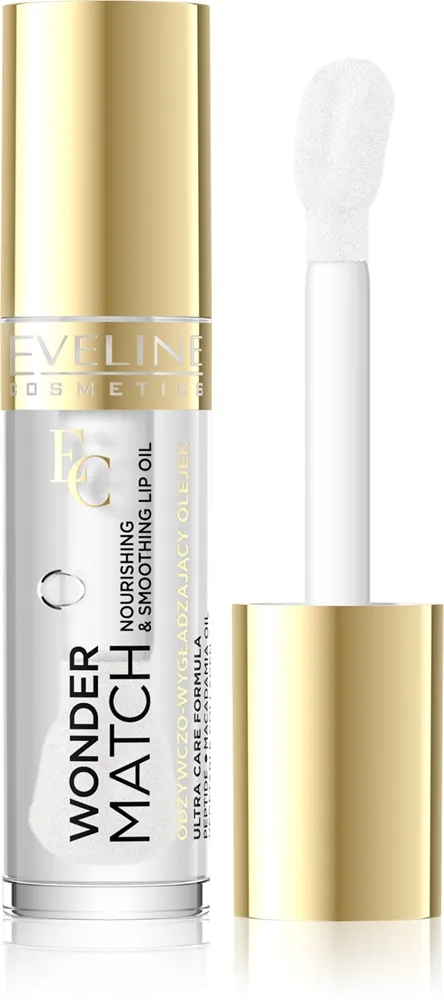 Eveline Cosmetics Wonder Match Nærende olie til læber Skygge 01 Transparent 5 ml