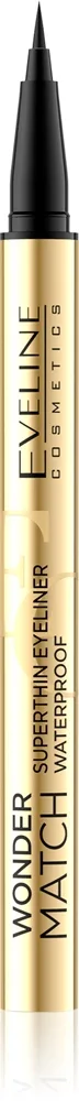 Eveline Cosmetics Wonder Match vedenkestävä eyeliner sävy Black 1 kpl