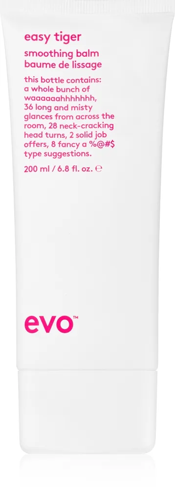 EVO Smooth Easy Tiger glättender Balsam für unnachgiebige und strapaziertes Haar 200 ml