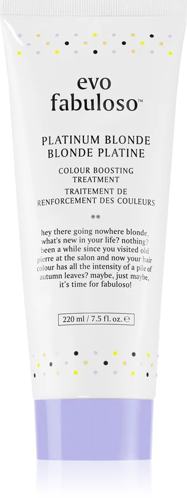 Evo Fabuloso Colour Boosting Treatment Platinum Blonde