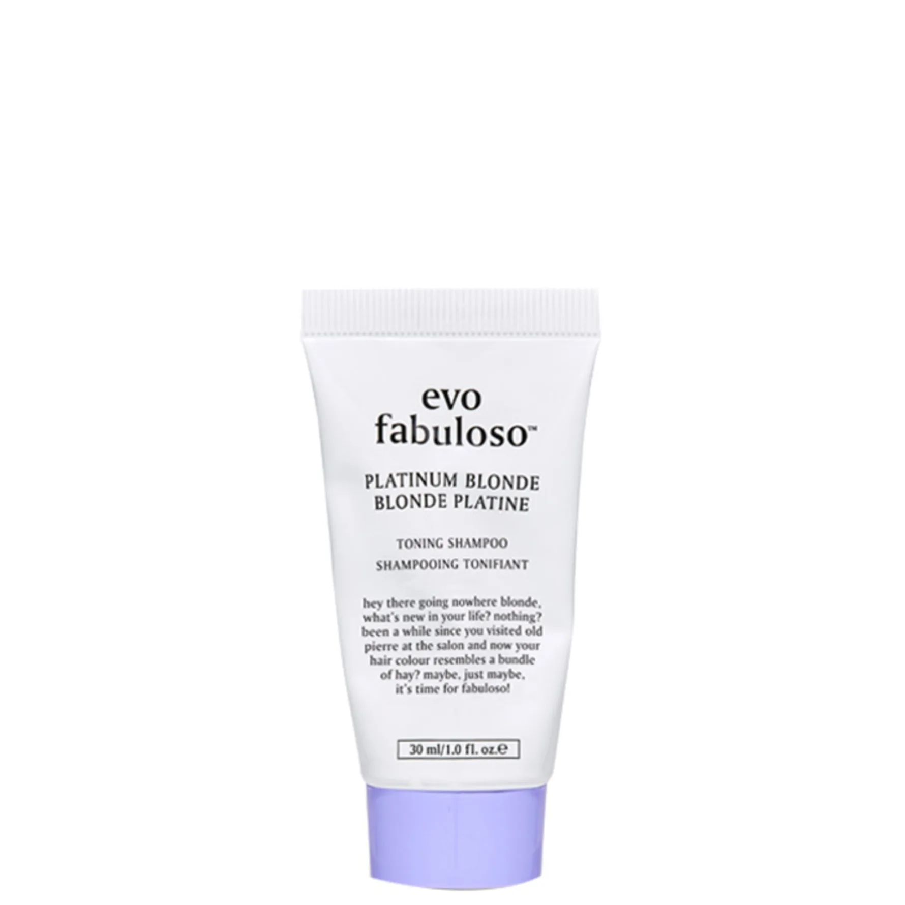 Evo Fabuloso Platinum Blonde mini shampoo 30 ml