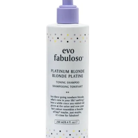 Evo Fabuloso Platinum Blonde Toning Shampoo 250 ml
