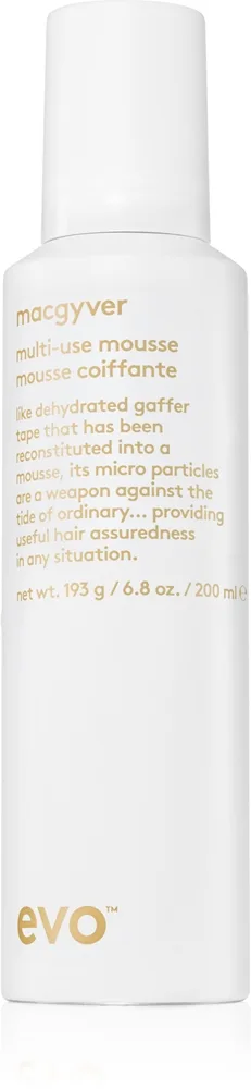 EVO Macgyver Mousse Schaumfestiger für mehr Haarvolumen 200 ml
