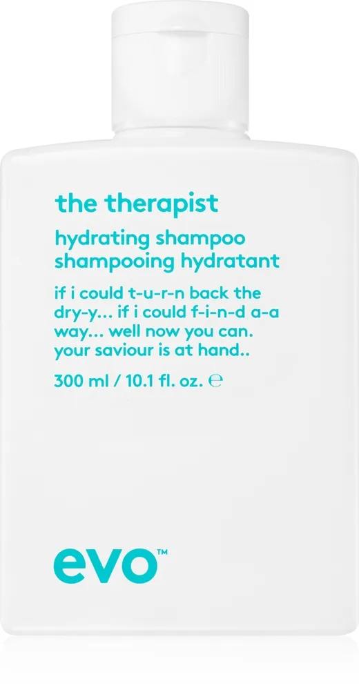 EVO Hydrate The Therapist hydratisierendes Shampoo für trockenes, gestresstes Haar 300 ml