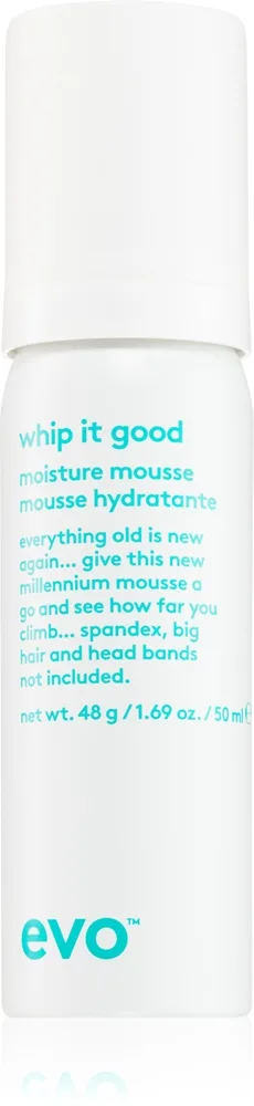 EVO Whip It Good Moisture Mousse Schaumfestiger für das Haar 50 ml