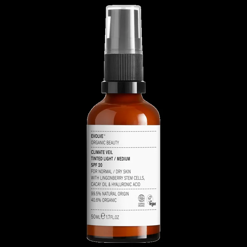 Evolve Organic Beauty Climate Veil Tinted SPF 20 50 ml.