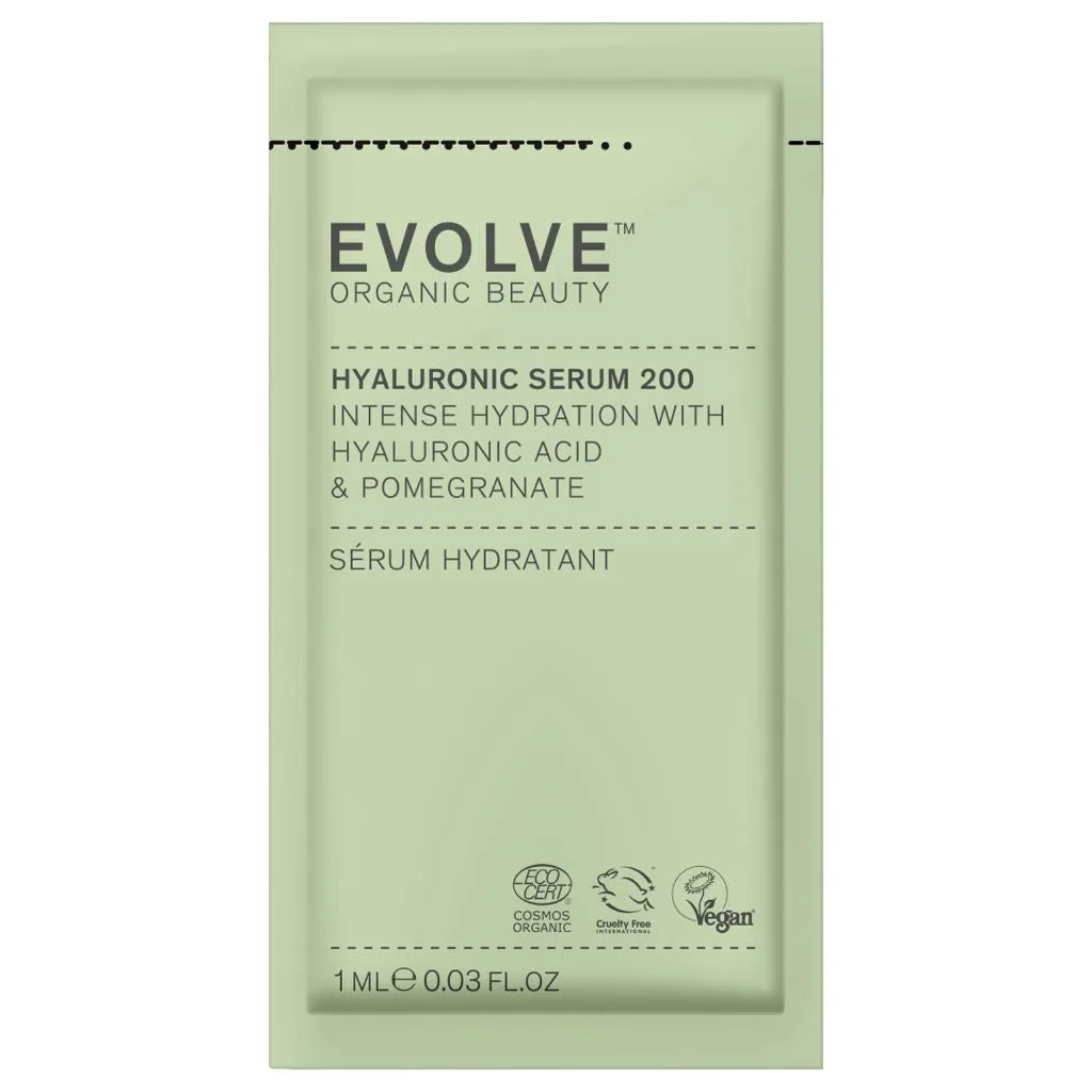 Evolve Organic Beauty Hyaluronic Serum 200 Hyaluronihapposeerumi 1ml Näyte