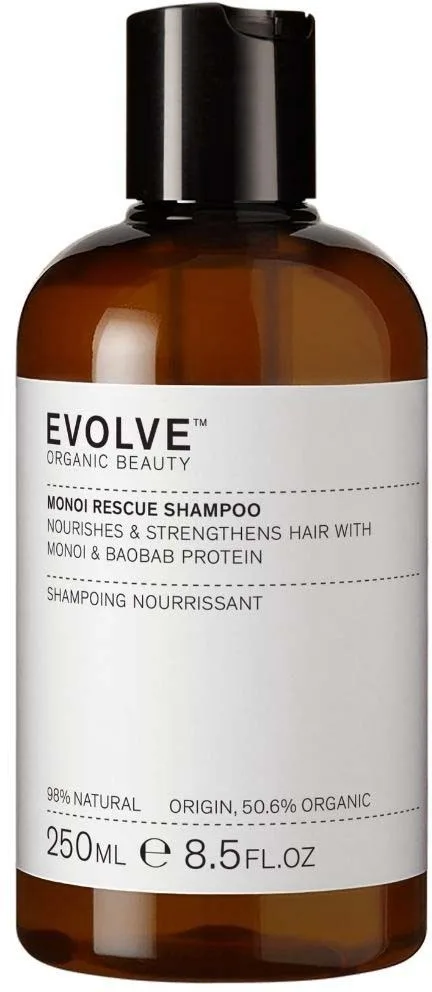 Evolve Organic Beauty Monoi Rescue Shampoo - 250 ml.