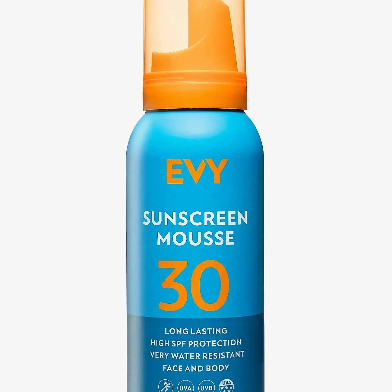 Evy Sunscreen Mousse Travel Size SPF 30, 100 ml