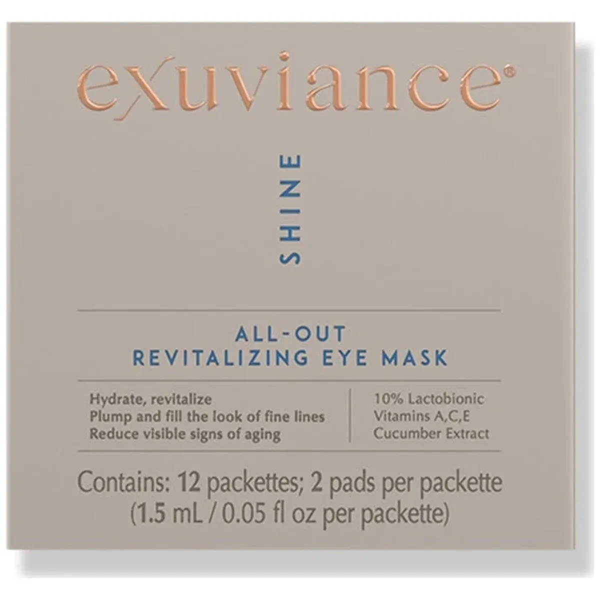 Exuviance All-Out Revitalizing Eye Mask