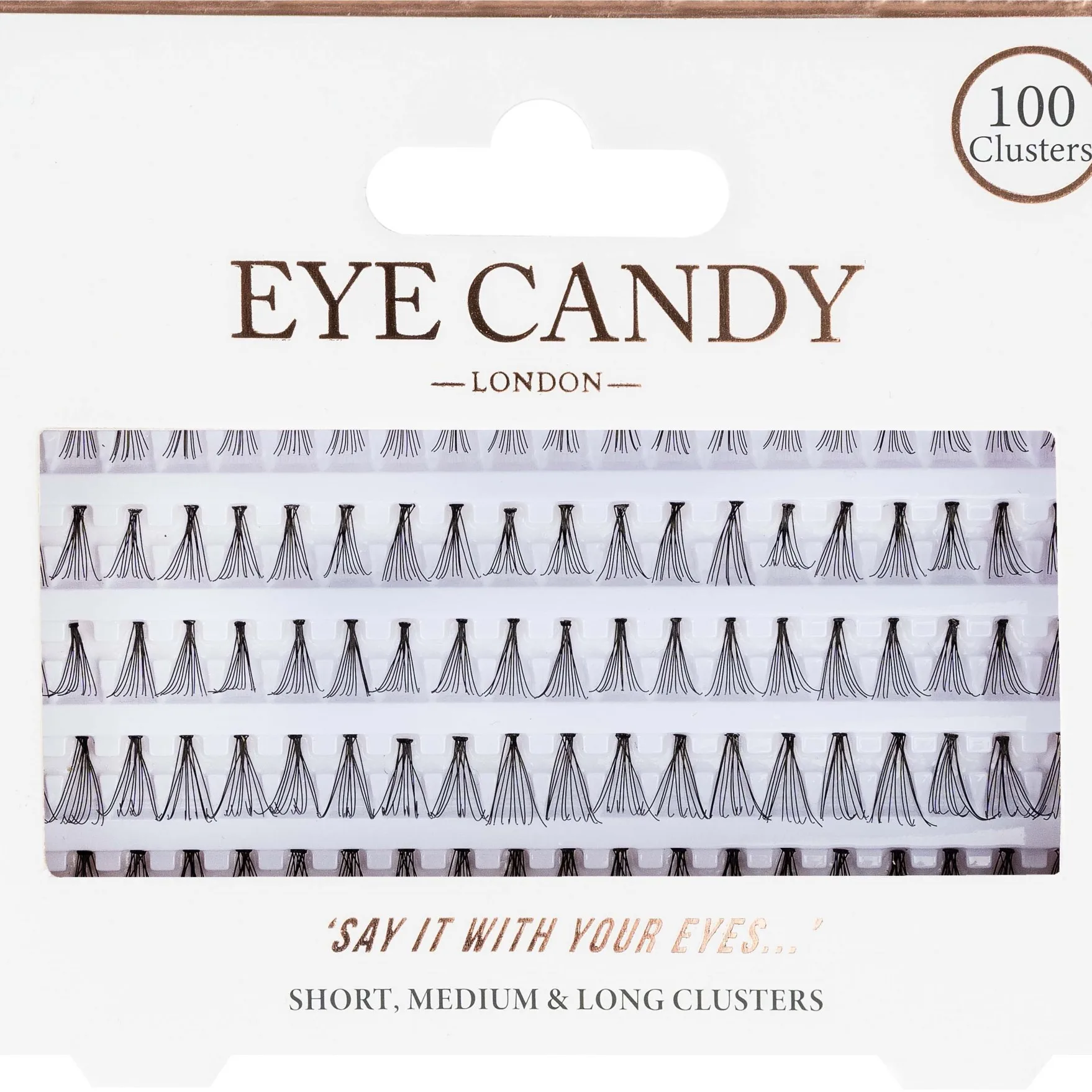 Eye CANDY Individual Lashes - 100 Clusters