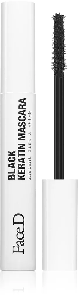 Face D Black Keratin Vandfast volumengivende mascara Med keratin 10 ml
