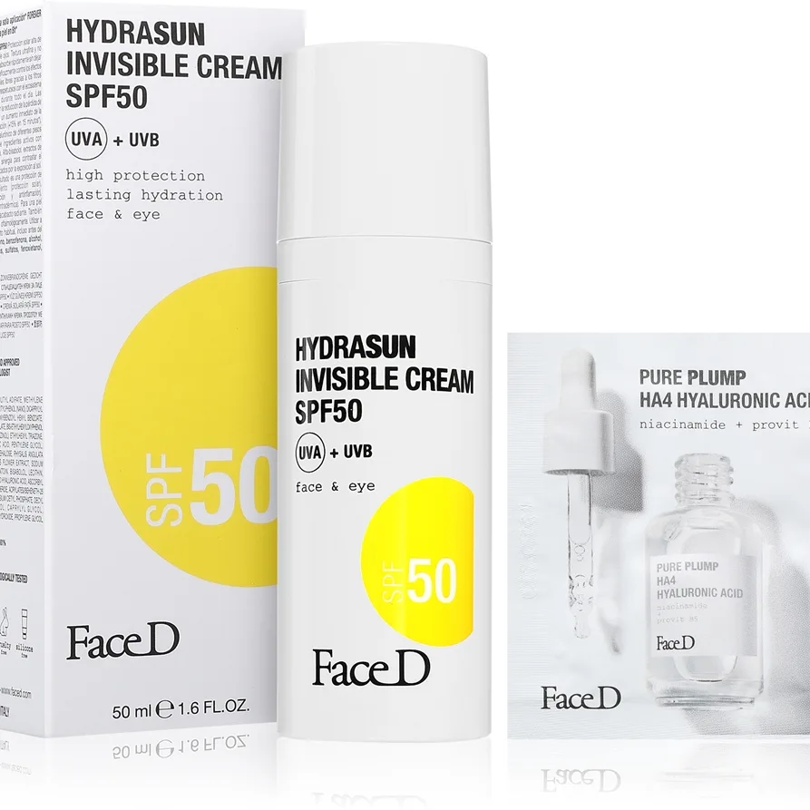 Face D Hydrasun Solkräm för ansiktet  SPF 50 50 ml