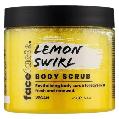 Face Facts Lemon Swirl Body Scrub 400 g