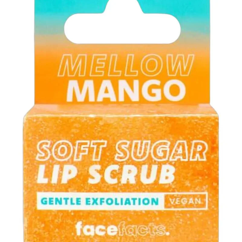 Face Facts Soft Sugar Lip Scrub – Mellow Mango 10 g
