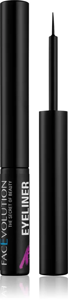 FacEvolution Hairplus ripsien kasvua edistäviä ainesosia sisältävä nestemäinen eyeliner sävy Silver 1,5 ml