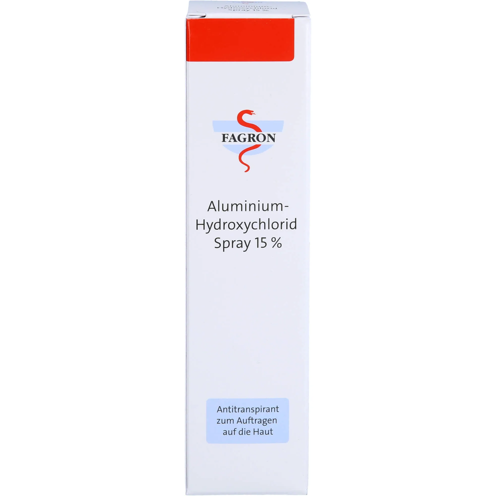 Aluminium Hydroxychlorid Spray 15% Fagron 100 ml - Bei übermäßiger Schweißbildung