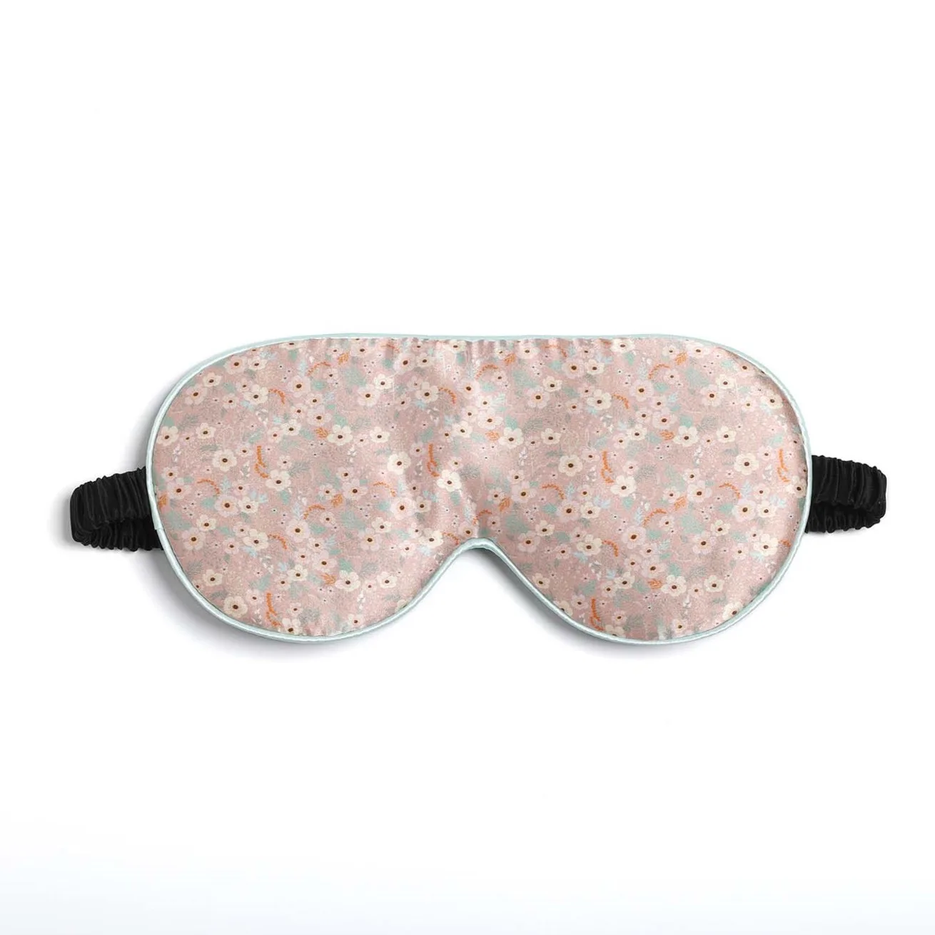 Fan Palm Eye Mask Apple Blossom 100% mulberry silk