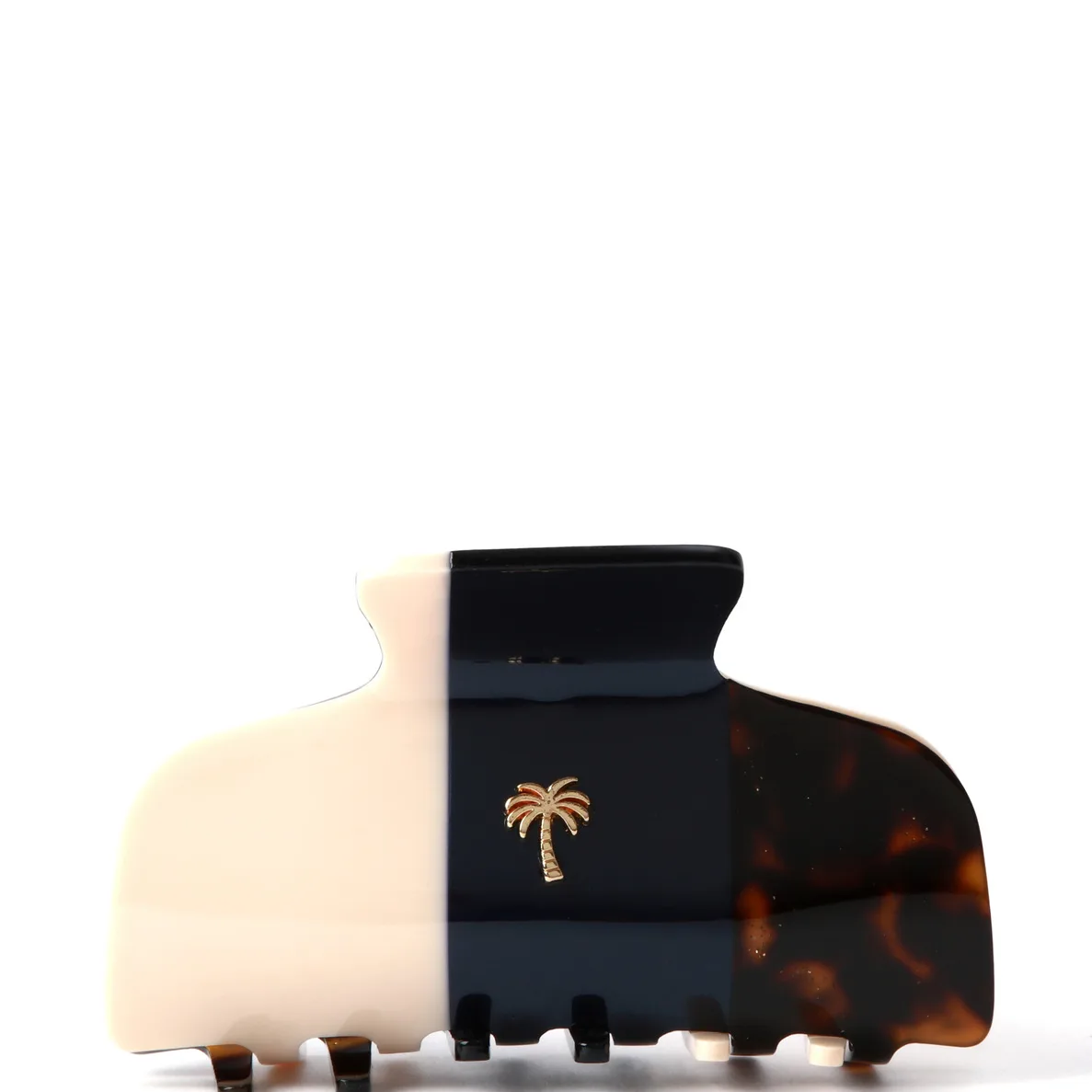 Hair clips Fan Palm Hair Clips Creme/Blue/Tortoise