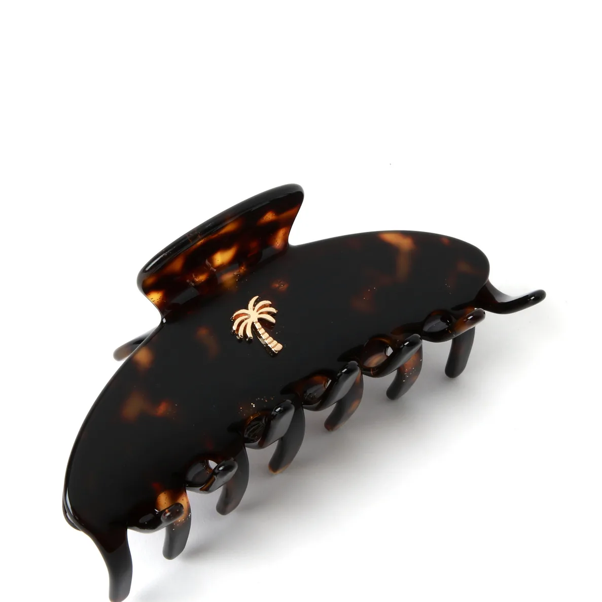 Hair clips Fan Palm Hair Clips Tortoise Pattern