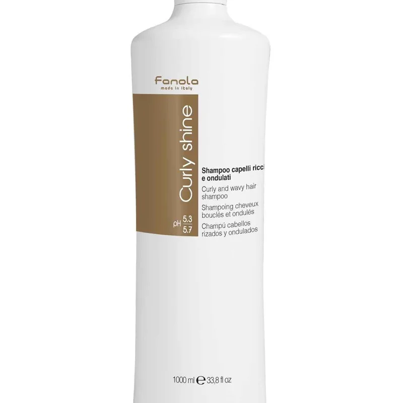 Fanola Curly Shine Curly And Wavy Hair Shampoo 1000 ml