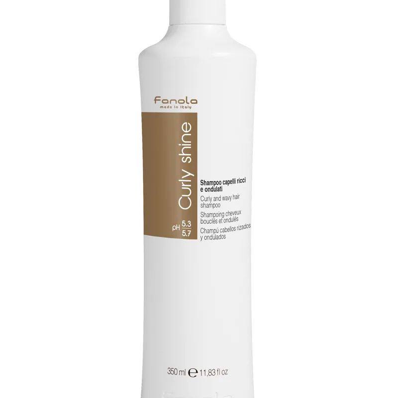Fanola Curly Shine Curly And Wavy Hair Shampoo 350 ml
