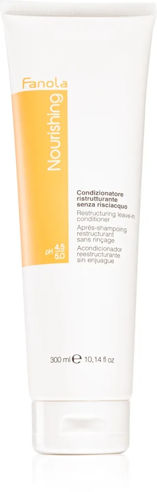 Fanola Nourishing Leave-in balsam til tørt og skadet hår 300 ml