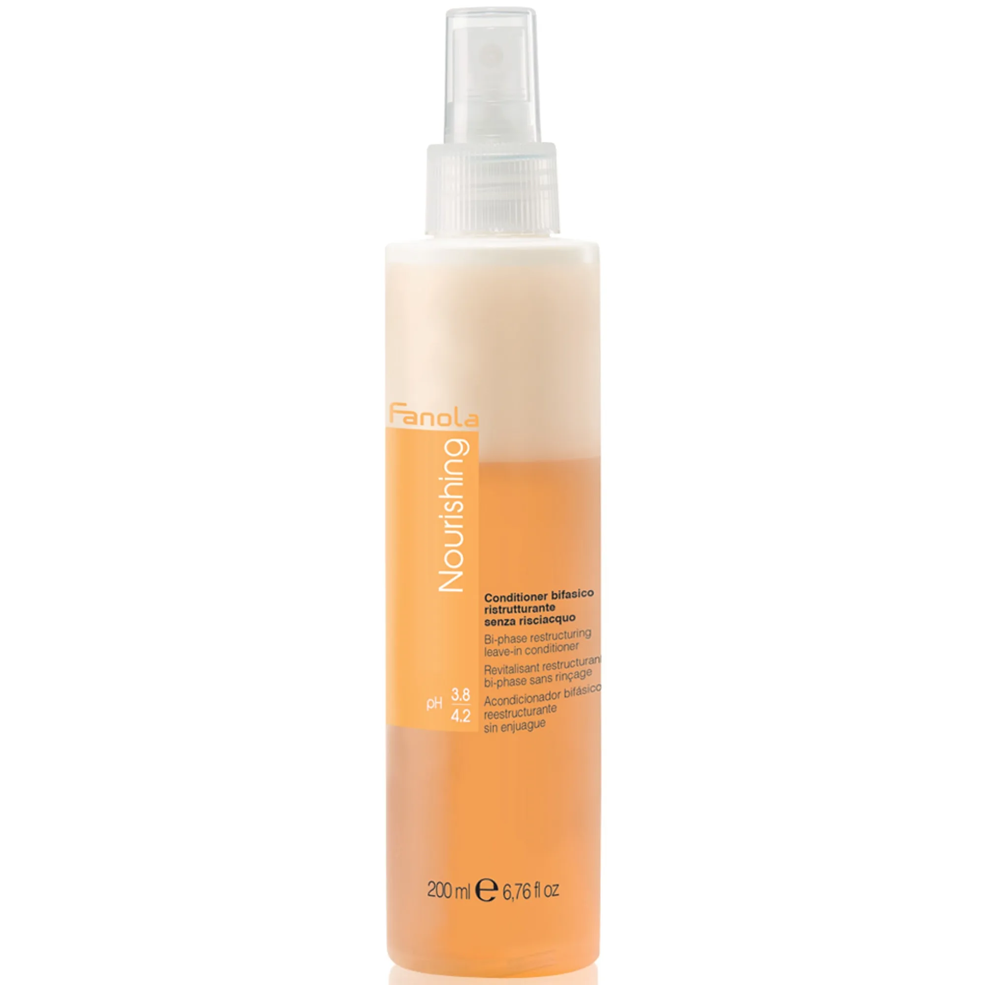 Fanola Nourishing Leave-in spraybalsam för torrt och skadat hår 200 ml