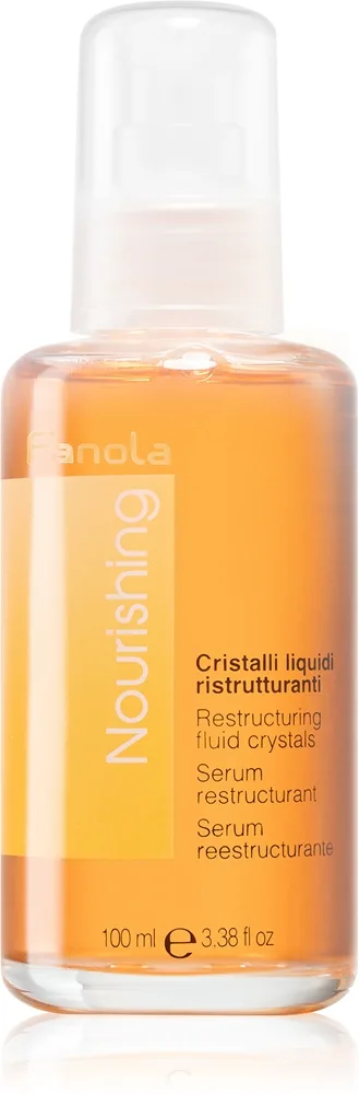 Fanola Nourishing Restructuring Liquid Crystals öljyseerumi kuiville ja vaurioituneille hiuksille 100 ml