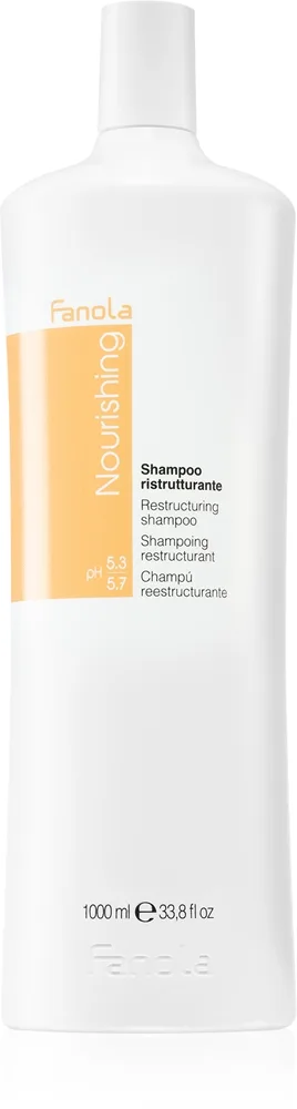Fanola Nourishing Restructuring Shampoo Nærende shampoo til tørt og skadet hår 1000 ml