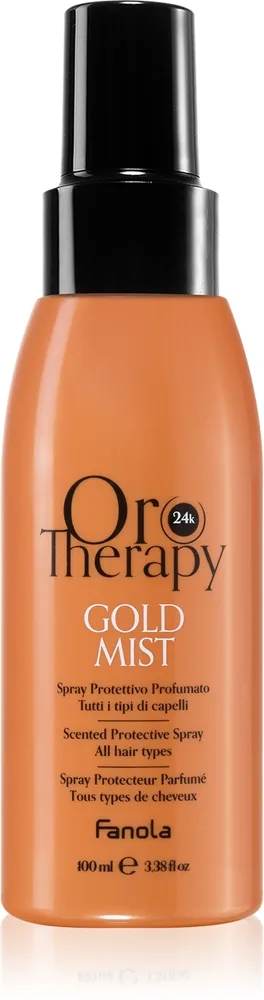 Fanola Oro Therapy Gold Mist Styling skyddande hårspray Med 24 karats guld 100 ml