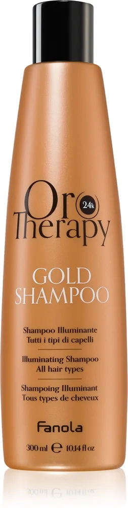 Fanola Oro Therapy Gold Shampoo Fugtgivende shampoo Med 24 karat guld 300 ml