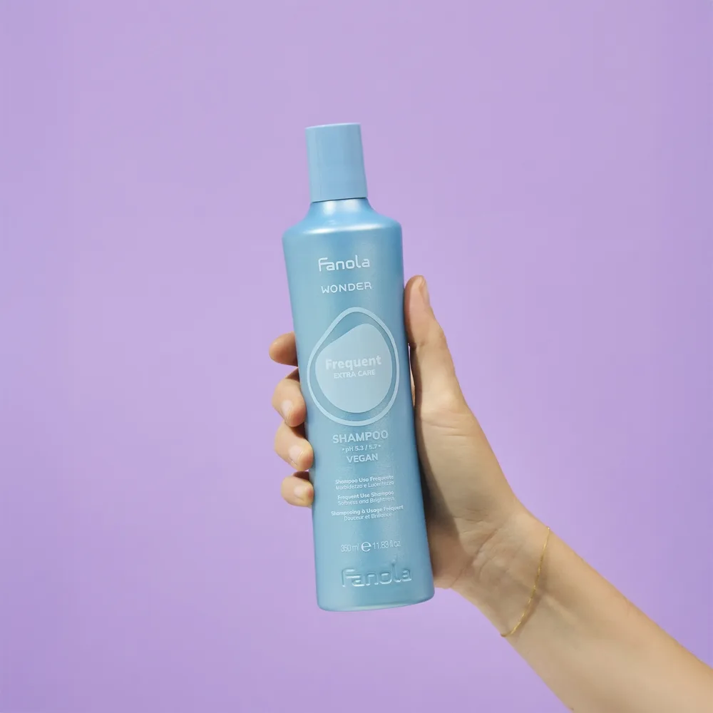 Fanola Wonder Frequent Shampoo Schampo för glansigt och mjukt hår 350 ml