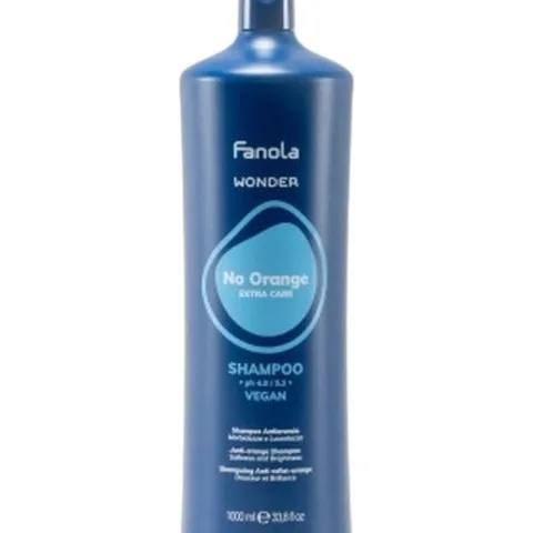 Fanola Wonder No Orange Shampoo Schampo neutraliserar orangea toner 1000 ml