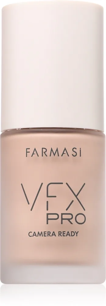 Farmasi VFX Pro Camera Ready erittäin peittävä meikkivoide antaa mattavaikutelman sävy 01 30 ml