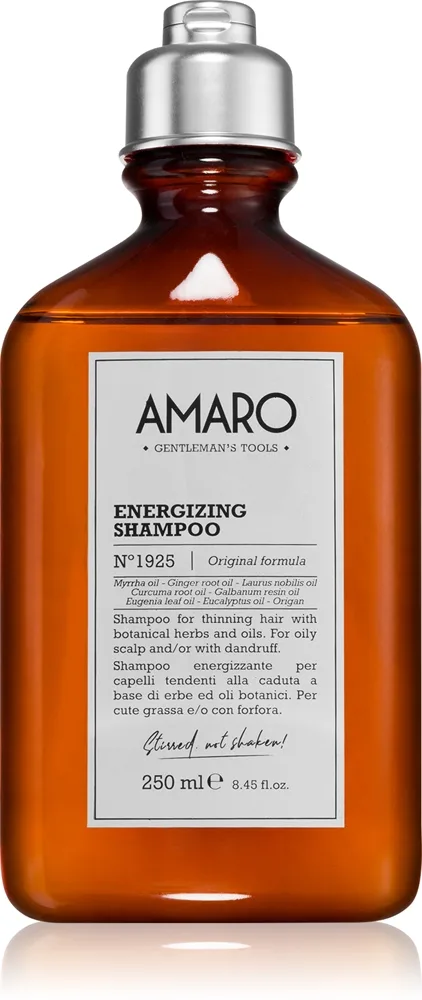 FarmaVita Amaro Energizing energisoiva shampoo hennoille, oheneville ja hauraille hiuksille 250 ml