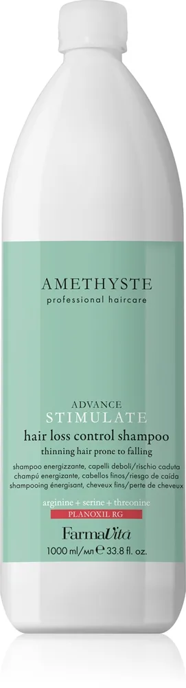 FarmaVita Amethyste Advance Stimulate styrkende sjampo for svakt hår med tendens til håravfall 1000 ml