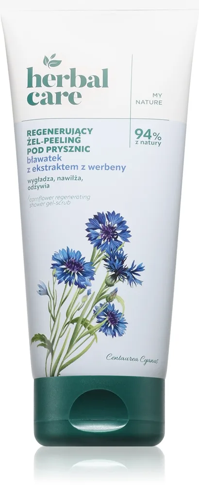 Farmona Herbal Care Cornflower Regenerating Shower Gel-Scrub Duschtvål med exfolierande effekt 200 ml