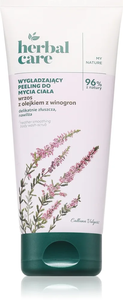 Farmona Herbal Care Heather Smoothing Body Wash-Scrub Mjukgörande dusch-gel För alla hudtyper 200 ml