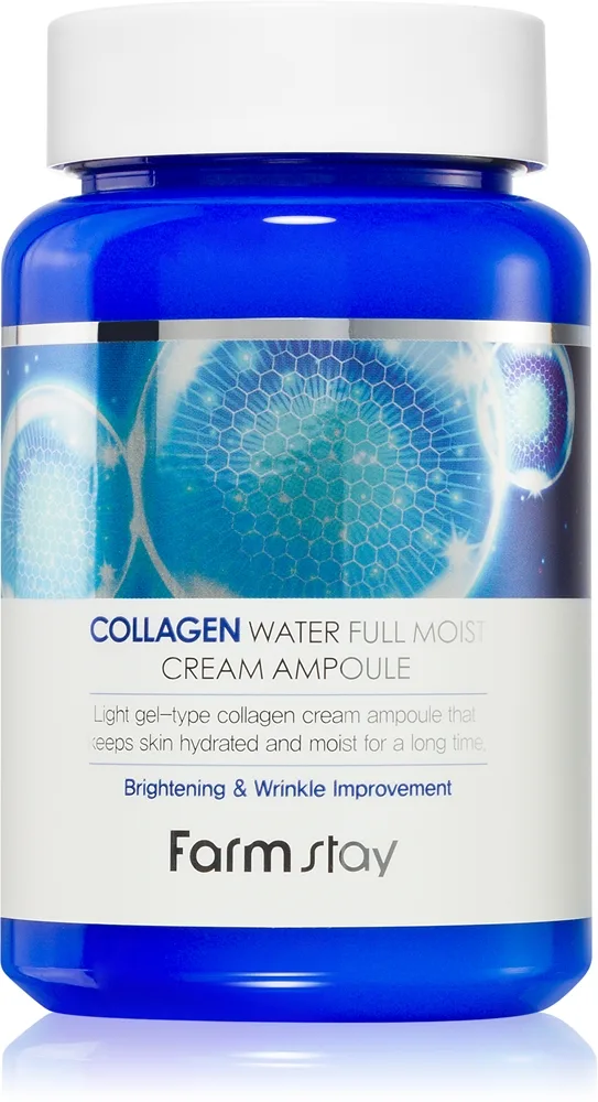Farmstay Collagen Water Full Moist Cream Ampoule Fuktgivande kräm I ampuller 250 ml